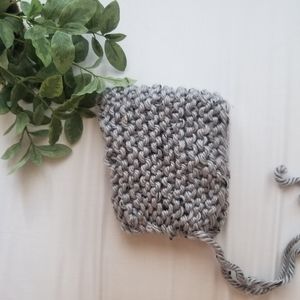 Chunky Knit Baby Pixie Bonnet Hat - Newborn